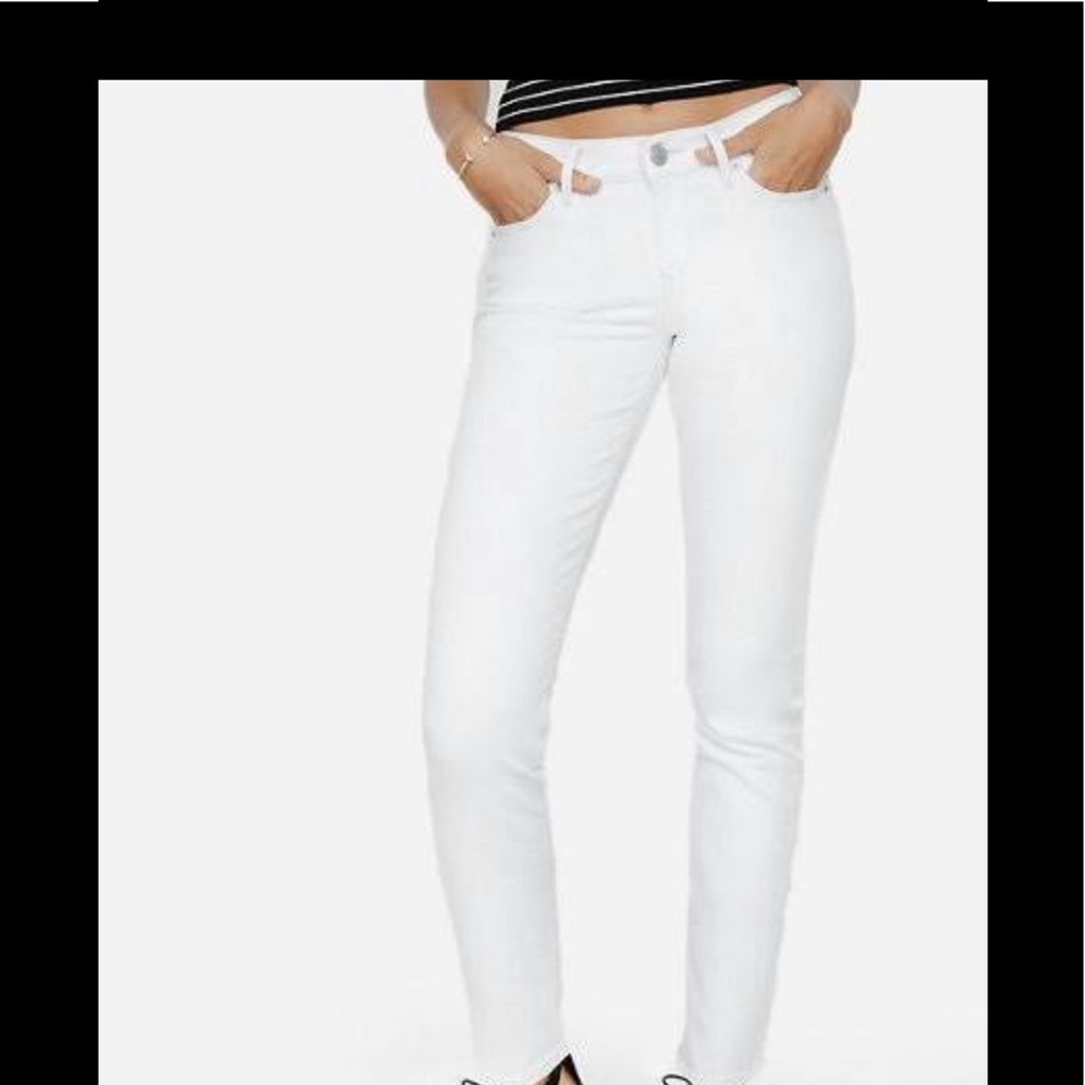 Express Jeans white